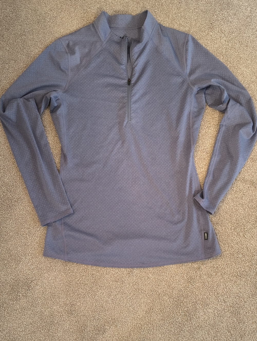 REI Lightweight Women's Half-Zip Pullover Top - Mauve/Purple S